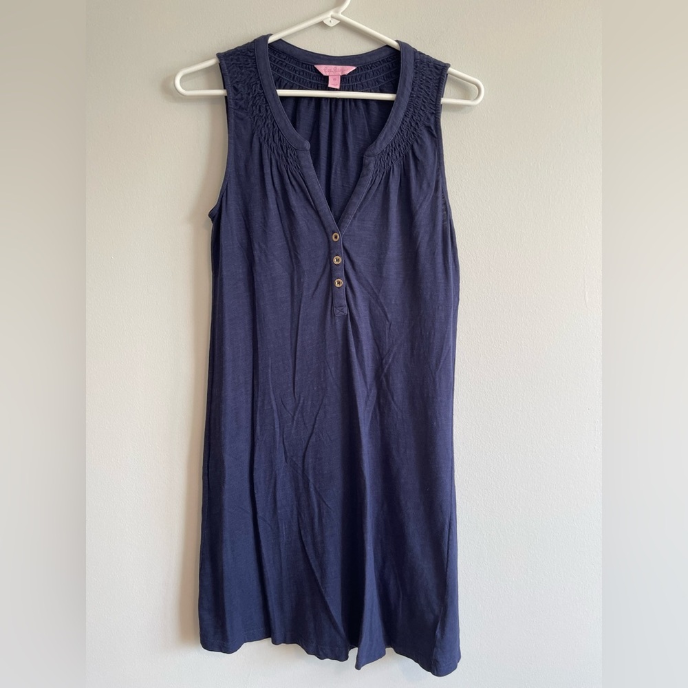 Lilly Pulitzer Navy Sleeveless Dress